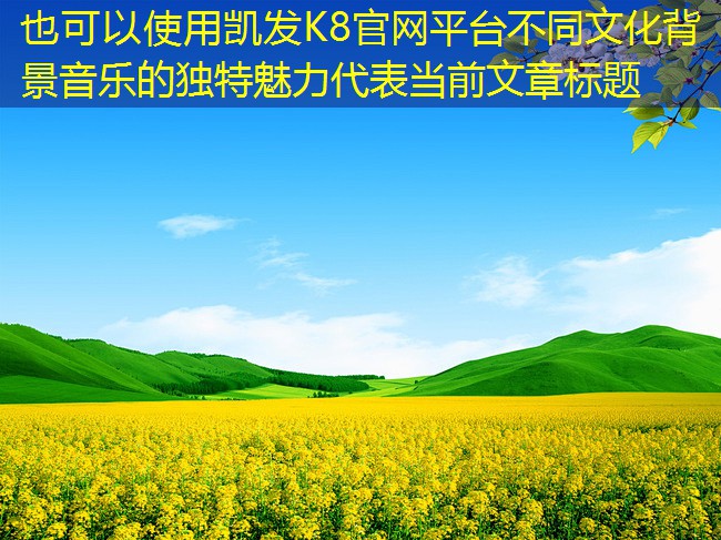 不同文化背景音樂的獨(dú)特魅力