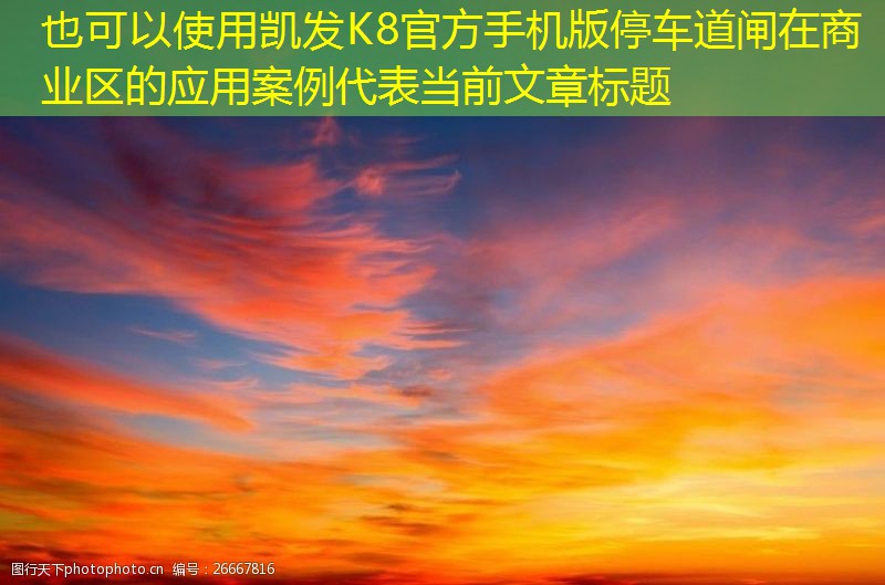 停車道閘在商業(yè)區(qū)的應(yīng)用案例
